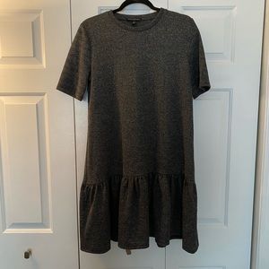 NWT Banana Republic Grey Tweed Shift Dress